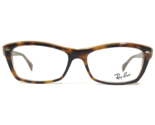 Ray-Ban Eyeglasses Frames RB5255 5075 Brown Tortoise Cat Eye Full Rim 53... - £68.14 GBP