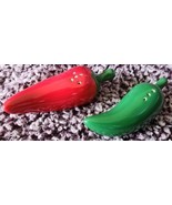 Salt And Pepper Shaker Set Ceramic Jalapeno Chili Pepper - €9,34 EUR