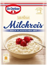 Dr.Oetker Milchreis milky rice CLASSIC Style -2 servings-FREE SHIPPING - £6.95 GBP