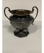 Beautiful Unmarked Vintage Silver Over Copper Spooner KG Mid-Century KG - $24.75