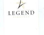 Legend Airline Ticket Jacket Dallas Texas - $29.67