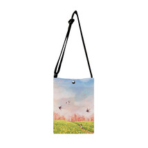 Beautiful Field Scenery Painting Shoulder Bag Tote Casual Travel Pouch Women Gir - £13.95 GBP