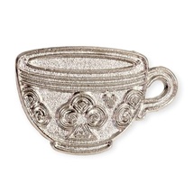 Alice in Wonderland Disney Pin: Silver Teacup - $8.90