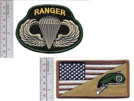 Ranger US Army Green Beret Special Forces Group Airborne &amp; SF Parachutis... - £14.95 GBP
