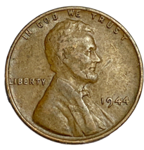 1944 Lincoln Wheat Cent Circulated Coin - £0.77 GBP