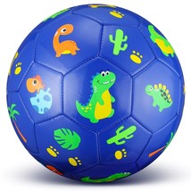 Soccer Ball Size 3 For Kids Cute Dinosaur Cartoon Soccer Ball Toy Soft D... - £23.46 GBP