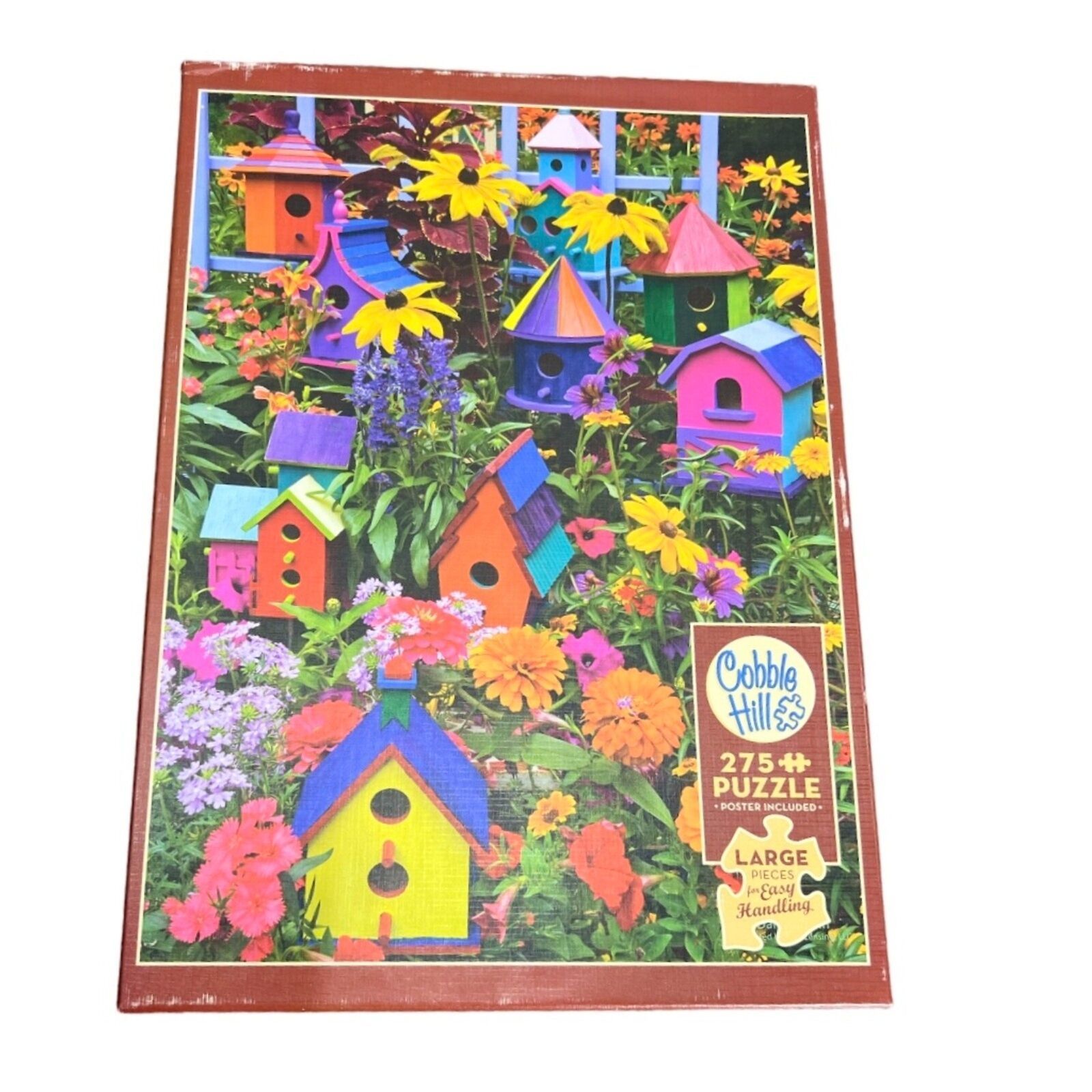 Primary image for Birdhouses Jigsaw Puzzle Large 275 pieces Cobble Hill 18" x 24"