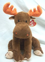 TY Pluffies NICE SOFT BROWN LUMPY THE MOOSE 9&quot; Plush Stuffed Animal Toy ... - $553.15 MXN
