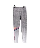 Peloton Women&#39;s S Activewear Leggings, Silver Glitter w/ Retro Stripes, ... - $27.35 CAD