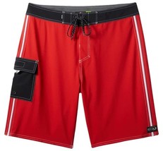 Quiksilver Men&#39;s Standard Saturn Solid 21&quot; Boardshorts Swim Trunk Salsa ... - $24.75