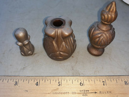 20PP48 Die Cast Finials, 3 Pcs, Very Good Condition - £3.91 GBP