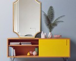 Large Metal Gold Mirror For Wall By Kelly Miller, 30&quot; X 40&quot;,, And Living... - $163.98