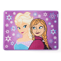 NWT Disney Frozen Elsa &amp; Anna Nonslip Plush Memory Foam Bathroom Mat 17&#39;&#39; x 24&#39;&#39; - £23.97 GBP