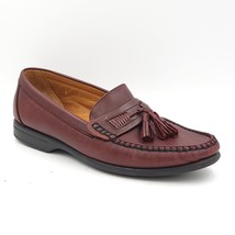 Bass Men Kiltie Tassel Moc Toe Loafers Size US 9.5M Corduroy Leather - £13.95 GBP