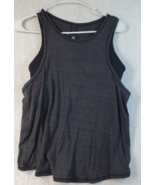 Lululemon Tank Top Womens Size 4 Gray Knit Sleeveless Round Neck Underwi... - £13.05 GBP