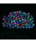Natural Black Fire Opal Round Shape Loose Cabochon For Jewelry Making 6x6mm - $9.99