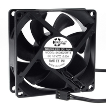 80Mm DC 12V Waterproof Cooling Fan,80X80X25Mm High Speed Cfm,For Computer Chassi - £16.22 GBP