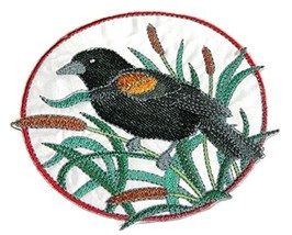 Nature Weaved in Threads, Amazing Birds Kingdom [Red-Winged Blackbird and Cattai - £12.49 GBP