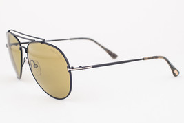 Tom Ford INDIANA Black / Green Sunglasses TF497 01N 60mm - £171.19 GBP