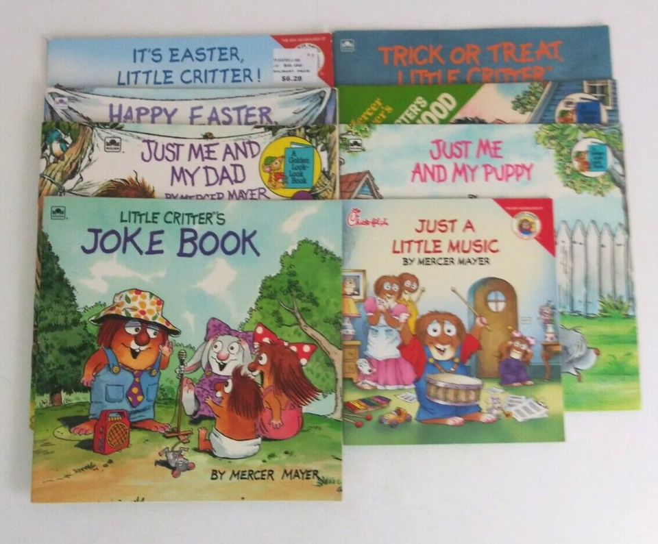 Vintage Lot Of 8 Little Critter Paperback Books By Mercer Mayer Dated 19... - $14.84