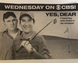 Yes Dear Print Ad Advertisement Anthony Clarke Mike O’Malley Tpa14 - $5.93