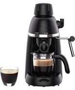 Espresso Coffee Machine Cappuccino Latte Maker 3.5 Bar 1-4 Cup with Stea... - $38.69