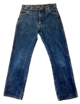 Wrangler Jeans Mens 31 x 29 Blue Straight Leg Cowboy Western Ranch Boot ... - $28.59
