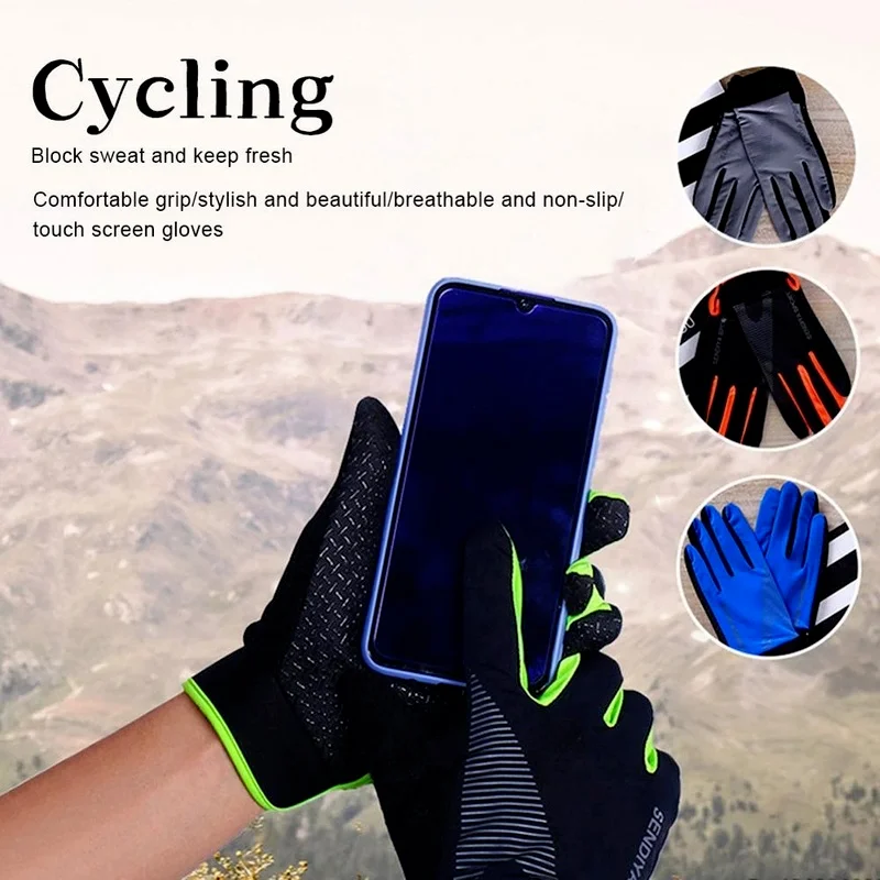 Sporting Women Men Gloves Thermal Winter Warm Gloves Full Finger Touchscreen Out - £23.90 GBP