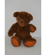 Vintage 1985 Jean Steele Kent Collectibles Brown Jointed Plush Teddy Bear 11" 