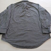 Land's End Traditional Fit Long Sleeve Men's Blue White Plaid Check Shirt 15 1/2 image 2