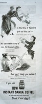 Instant Sanka Coffee Magazine Print Art Advertisement 1947 - £4.73 GBP