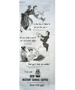 Instant Sanka Coffee Magazine Print Art Advertisement 1947 - $8.21 CAD