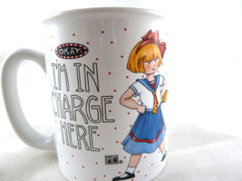 Mary Engelbreit Porcelain Mug With Girl I am in Charge Here CUTE! - $8.31