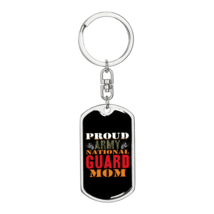 Army National Guard Red Orange Mom Stainless Steel or 18k Gold Premium Swivel D - £30.33 GBP+