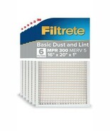 Filtrete 16x20x1 Air Filter, MPR 300, MERV 5 6pk - $62.50 CAD