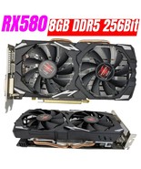 RX580 8GB DDR5 Gaming Graphics Video Card for PC 256Bit Dual - £22.50 GBP+