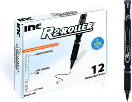 Inc. R2 Rollerball Pens - 0.7 Mm Medium-Point Pen Set with Comfort Grip - £15.12 GBP