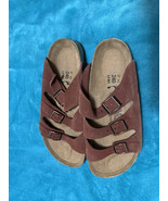 Birki’s 37 Redwood Suede 3 Strap Sandals Women’s US 7-7.5 Birkenstock Ge... - $52.43 CAD
