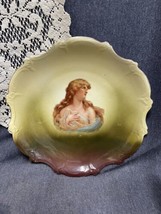 Victoria Portrait Porcelain Dish Shallow Bowl  -   Austria - 11 1/2” Dia... - $17.82