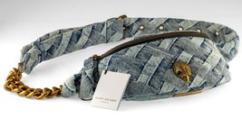 Kurt Geiger Small Kensington Crossbody Belt Bag Denim - $247.07 CAD