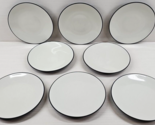 (8) Noritake Colorwave Graphite Bread Butter Plates Set Serving Dishes 8... - $78.87