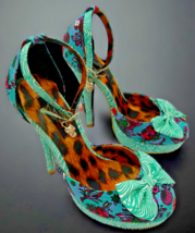 Iron Fist Women&#39;s Loco Koko Platform Sandal Turquoise women&#39;s size 6 - E... - $16.15