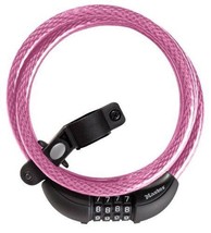 Master Lock 8161DPNK Breast Cancer Research Foundation Combination Cable... - $10.99