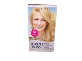 Clairol Nice&#39;n Easy Permanent Color Shade 10C Extra Light Cool Blonde - $10.99