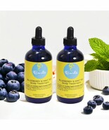 2X Curls Blueberry &amp;Mint Tea Scalp Treatment  Organic Oil For Healy Hair... - $43.51 CAD