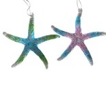 2 Colorful Sea Star Christmas Ornament 5 inches high NWT Beach Coastal 2... - £7.24 GBP