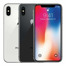 Apple IPhone X 256GB Unlocked, Refurbished, Grade A,1 Year Warranty, Free Gift - £275.77 GBP