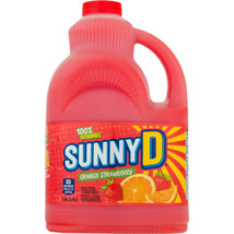 4 Bottles 1 Gallon/bottle SUNNYD Orange Strawberry Juice Drink - $69.00