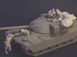 1/35 5pcs Resin Model Kit Modern Arab Soldiers Tank Crew no tank Unpainted - £18.90 GBP
