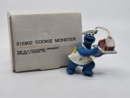 Vtg Cookie Monster Jim Henson Christmas Ornament Sesame Street 1992 016902 - £21.49 GBP